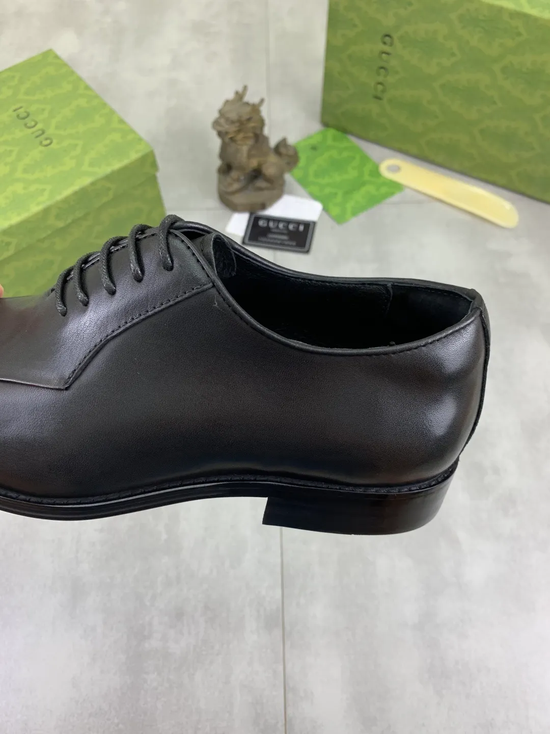 Men's Men's Shoes 💰P542 [New Style] 💰💎💎💎 [Gucci] GUCCI high-end men's formal business leather shoes, original order 1:1! Original imported high-end calfskin, original metal buckle, imported first-layer pigskin lining for feet, original high-end outsole, men's shoe size: 38-44
